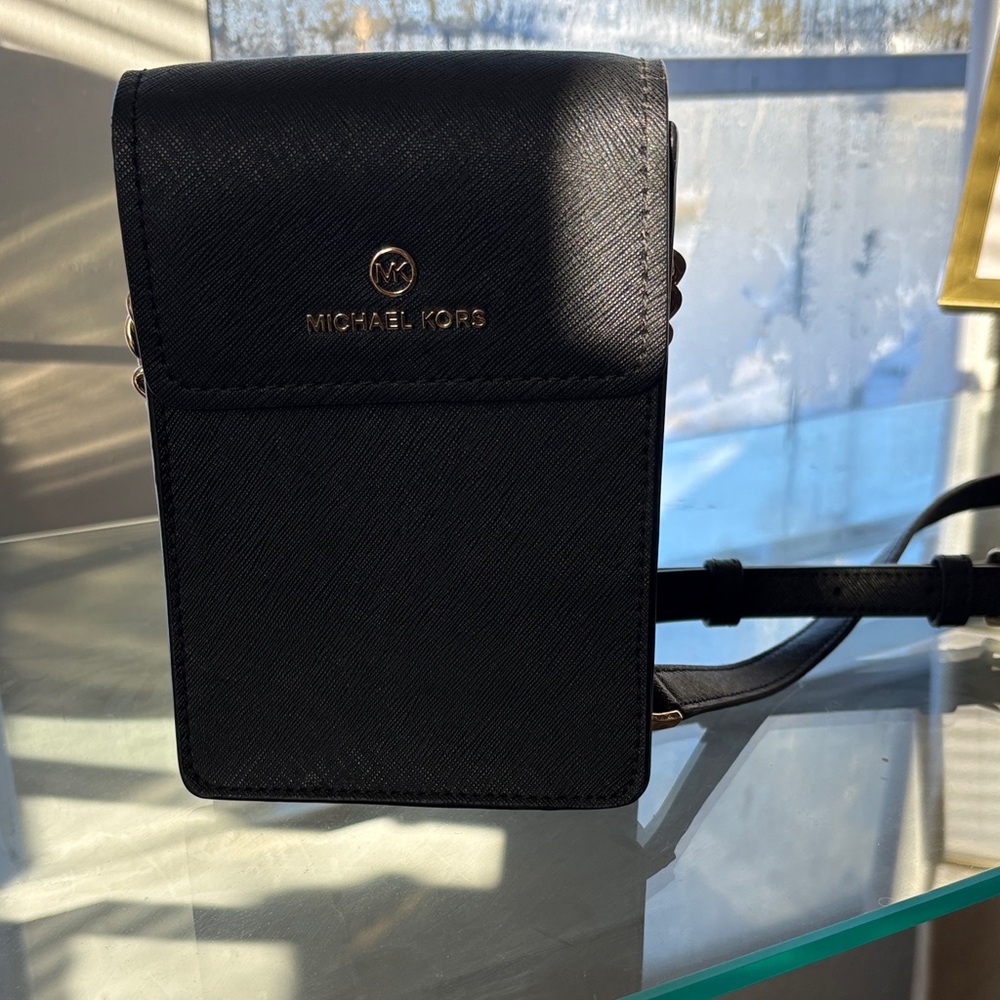 Michael Kors Women’s Sleek Black Crossbody Bag